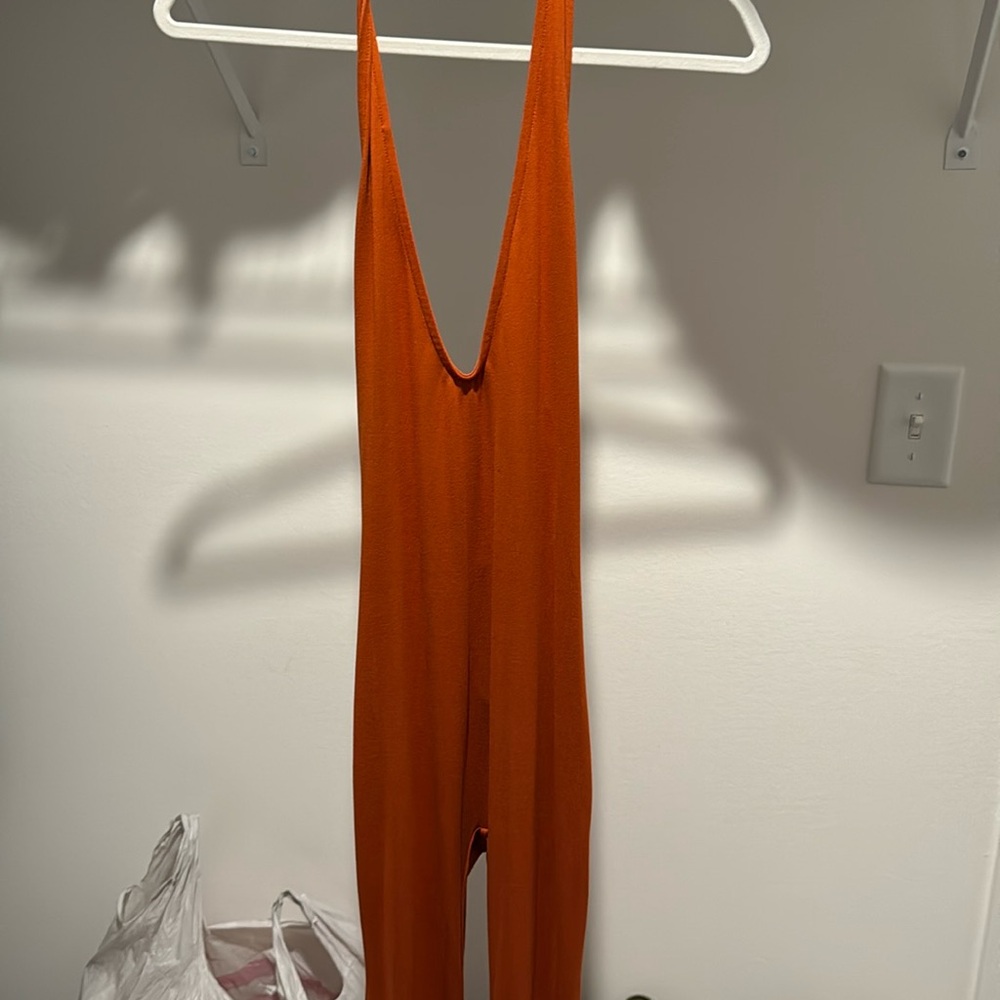 Orange Jumpsuit.